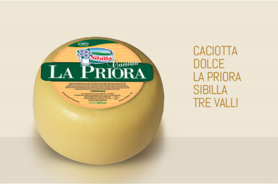 Caciotta Dolce La Priora Sibilla Tre Valli - Caciotta Dolce La Priora Sibilla Tre Valli